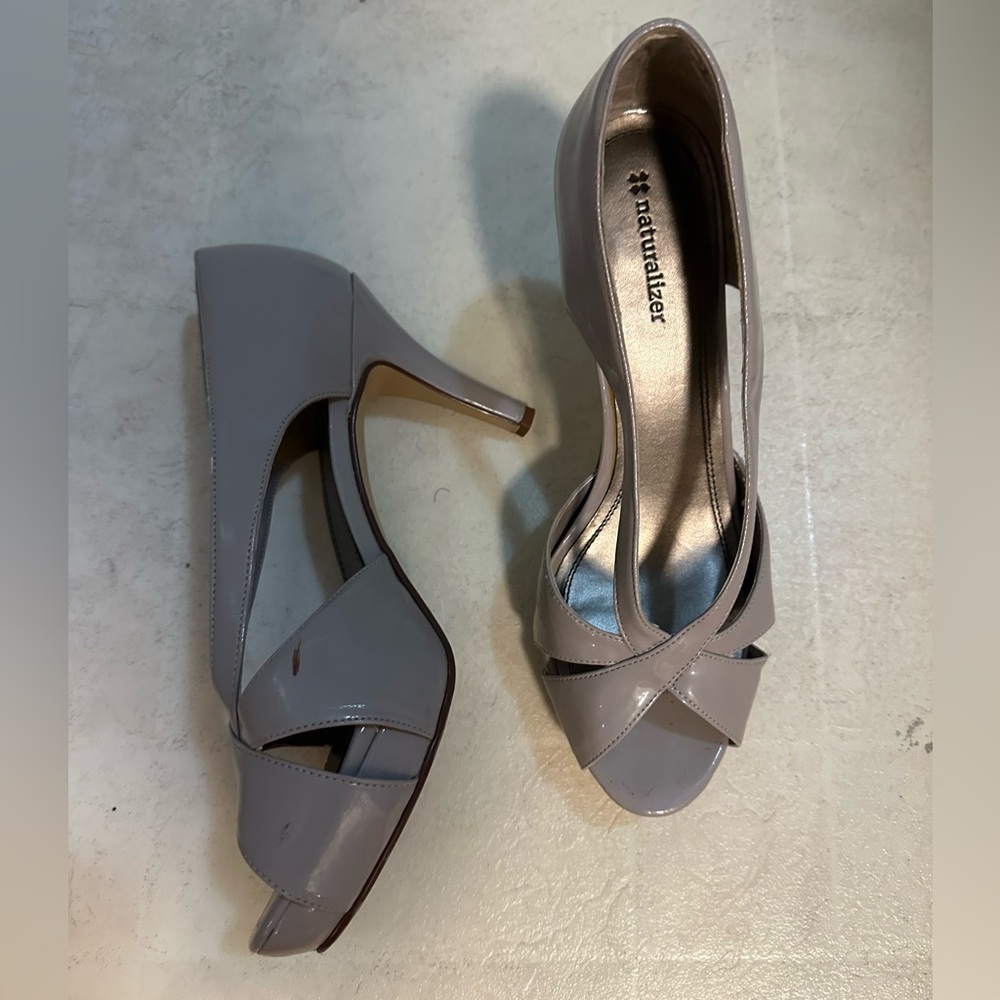 Naturalizer Tan Platform High Heels